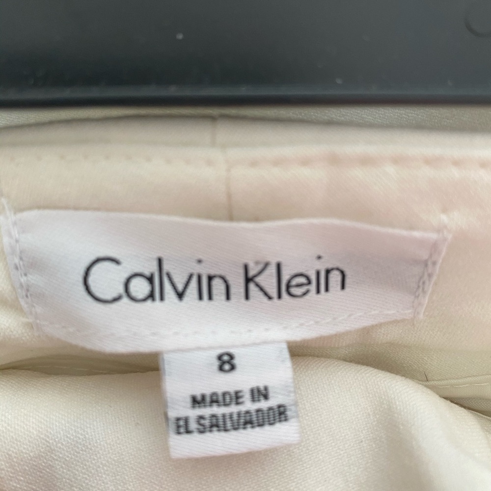 Calvin Klein Cream Trousers - Picture 6 of 6